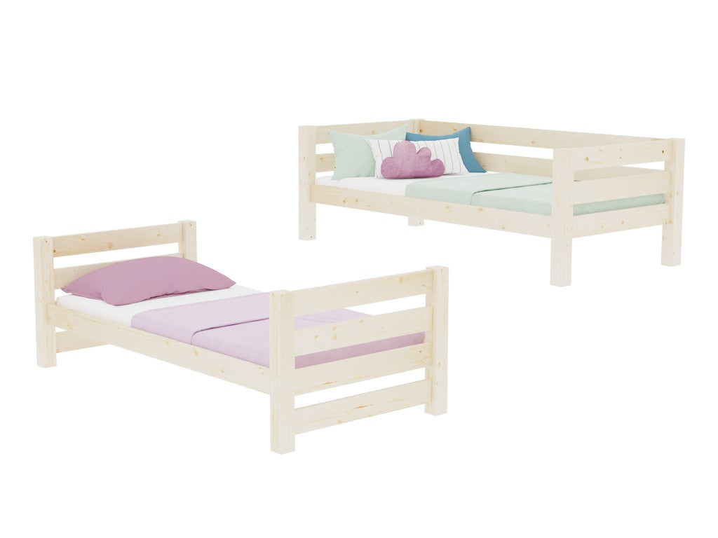 ALPY House Bunk Bed with Ladder – 90x200 cm