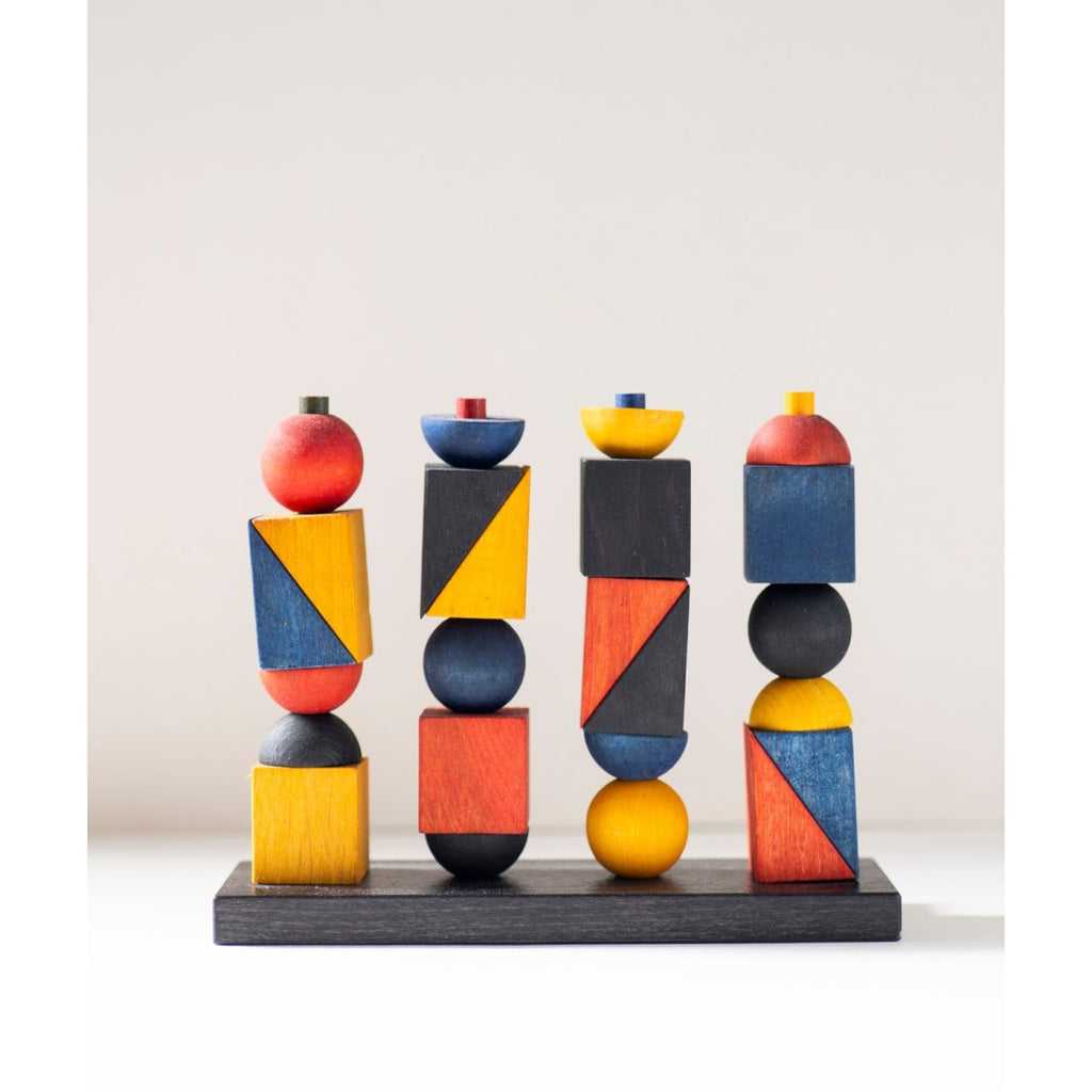 Montessori-inspired Modern Stacking Toy Modern X